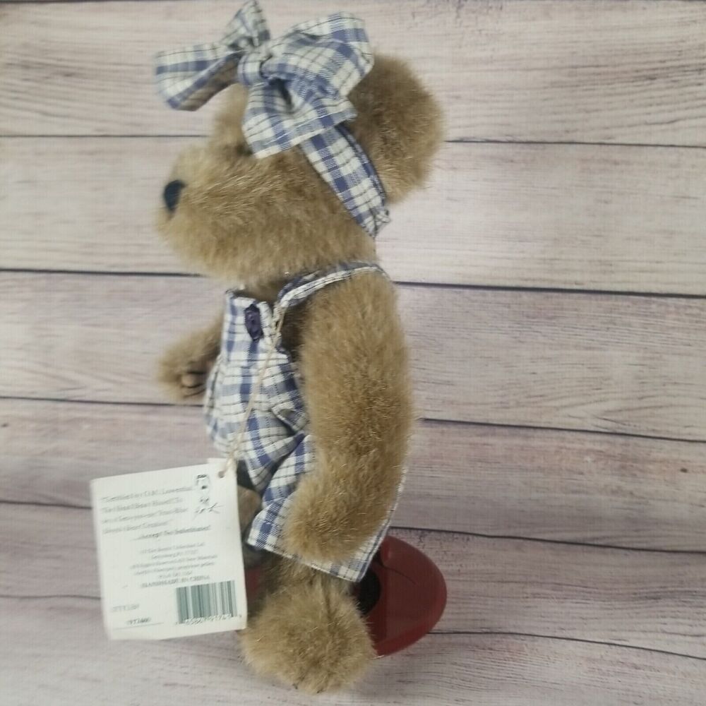 Boyd's Bears Brooke B Bearsley Plush Stuffed Fabric 10" Bear With Tags #917400 - Picture 7 of 16